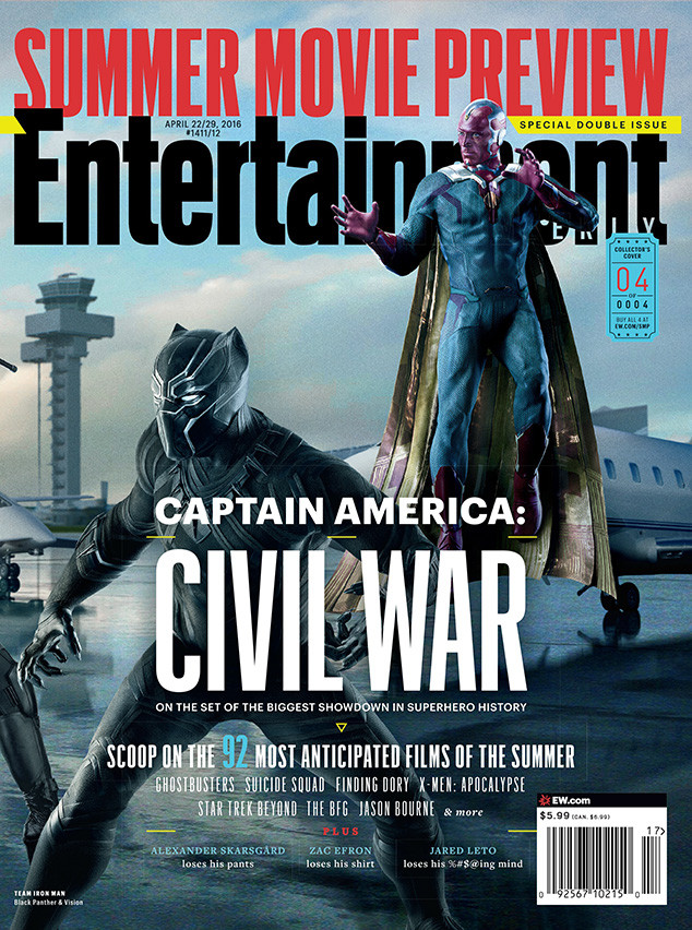 Entertainment Weekly's 4 Captain America: Civil War Covers Preview the ...