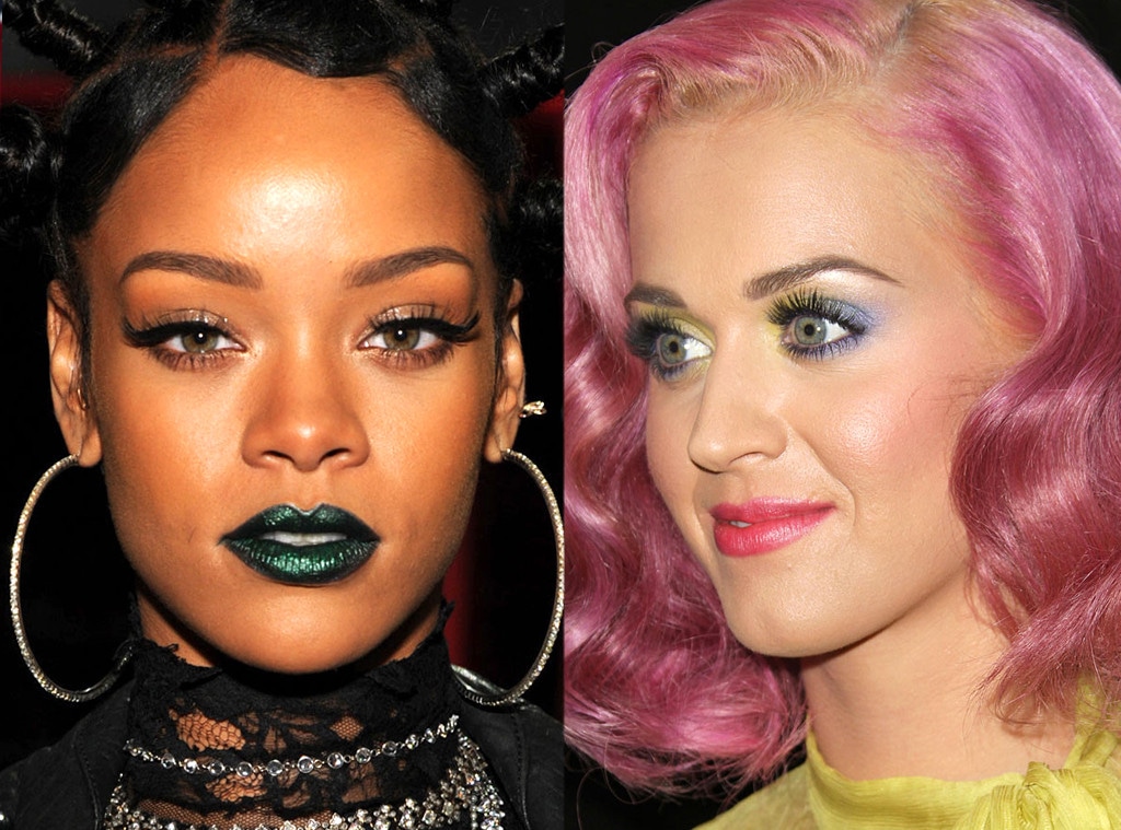 Katy Perry, Rihanna, Makeup