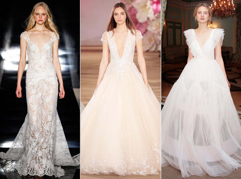 The 6 Fall 2017 Wedding Dress Trends We Didn't See Coming | Glamour