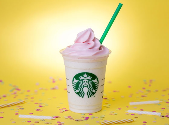 Starbucks Birthday Cake Frappuccino  (embargo)