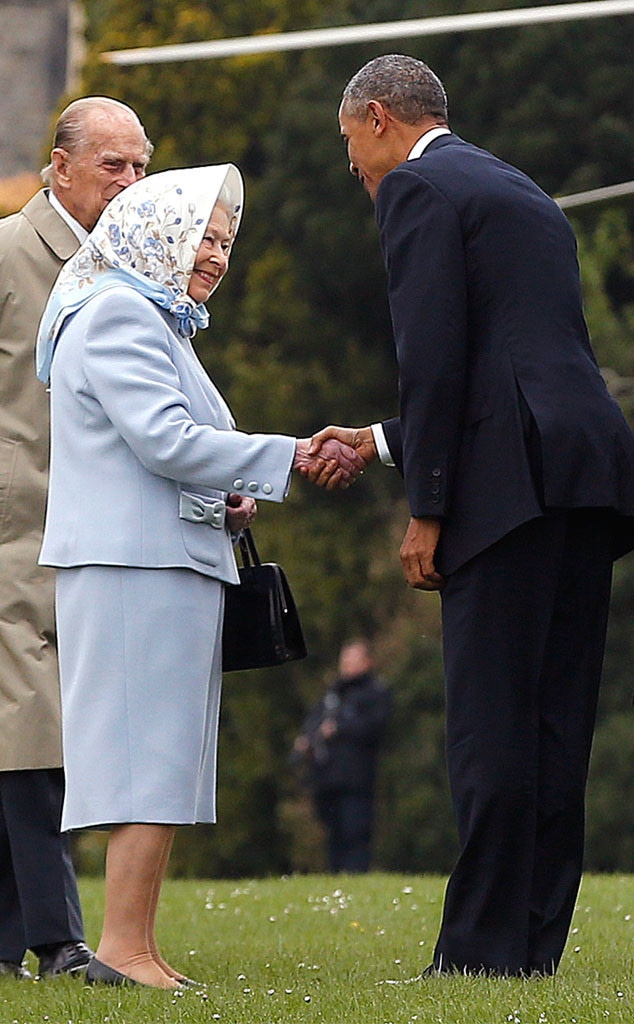 Barack Obama, Michelle Obama, Queen Elizabeth, Prince Philip