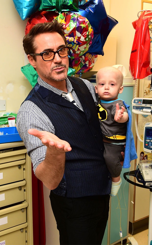 Robert Downey Jr Humbly Inspired By Young Patients At London