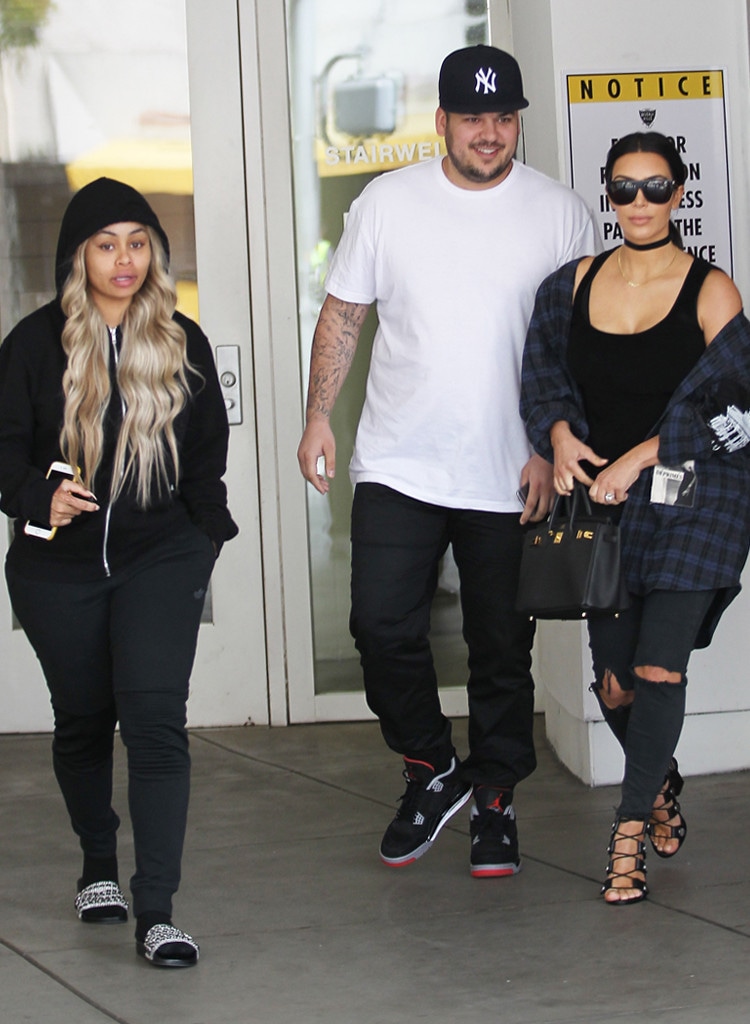 Kim Kardashian, Blac Chyna, Rob Kardashian