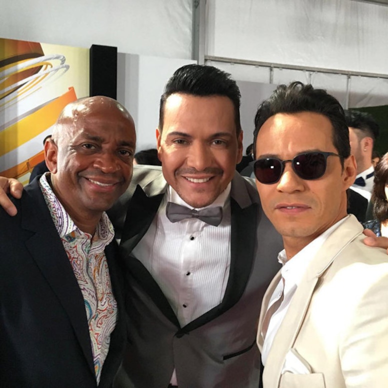 Marc Anthony, Sergio George, Victor Manuelle, 2016 Billboard Latin Music Awards, Instagram