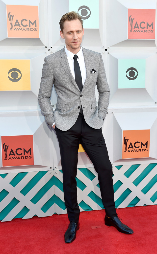 Tom Hiddleston from ACM Awards 2016 Red Carpet Arrivals | E! News