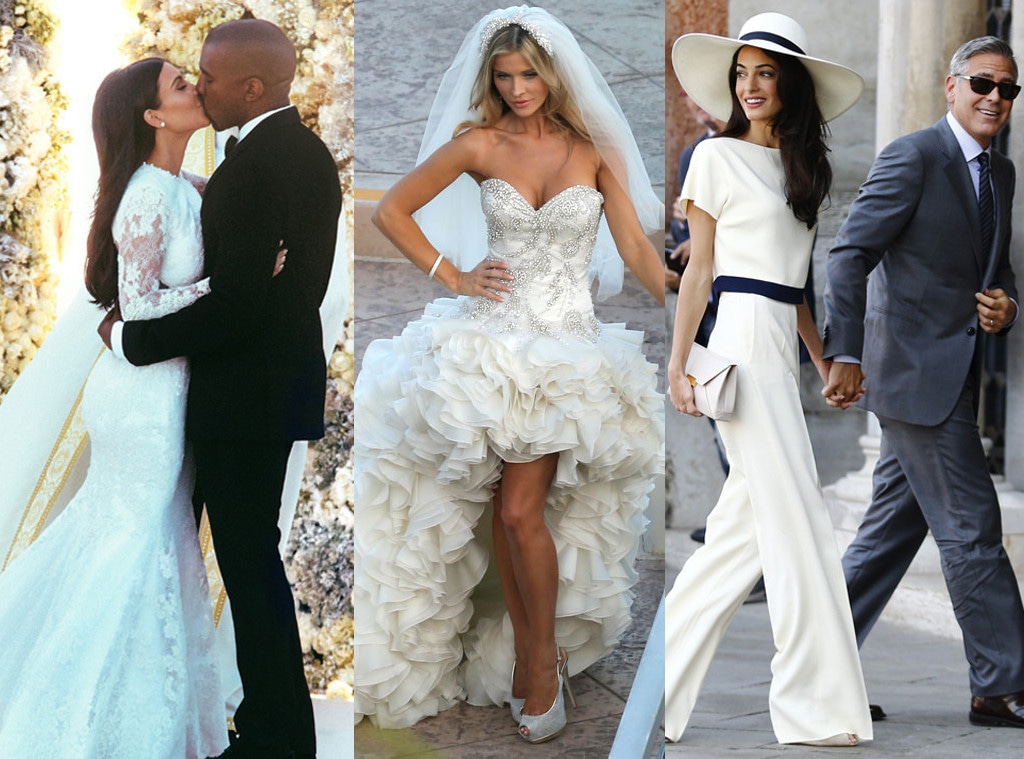 Weddings, Johanna Krupa, George Clooney, Amal Clooney, Kim Kardashian, Kanye West