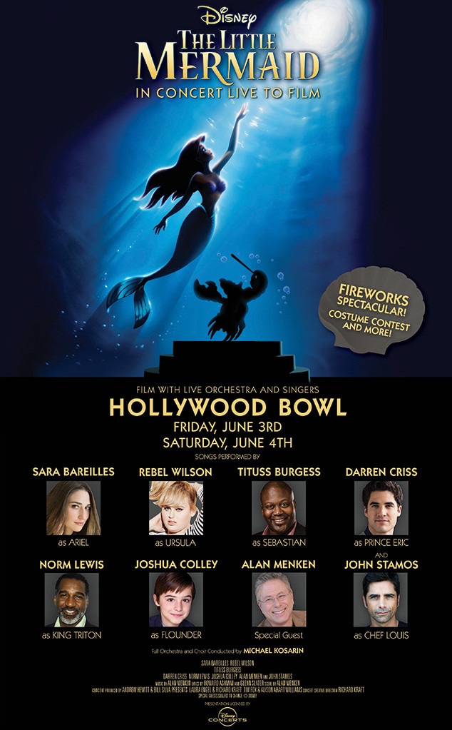The Little Mermaid, Hollywood Bowl Production Poster