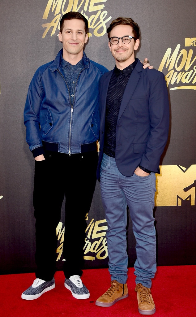 Andy Samberg & Jorma Taccone from MTV Movie Awards 2016 Red Carpet ...