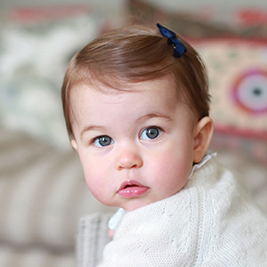 Princess Charlotte Seen in New Photos Released for Her 1st Birthday E