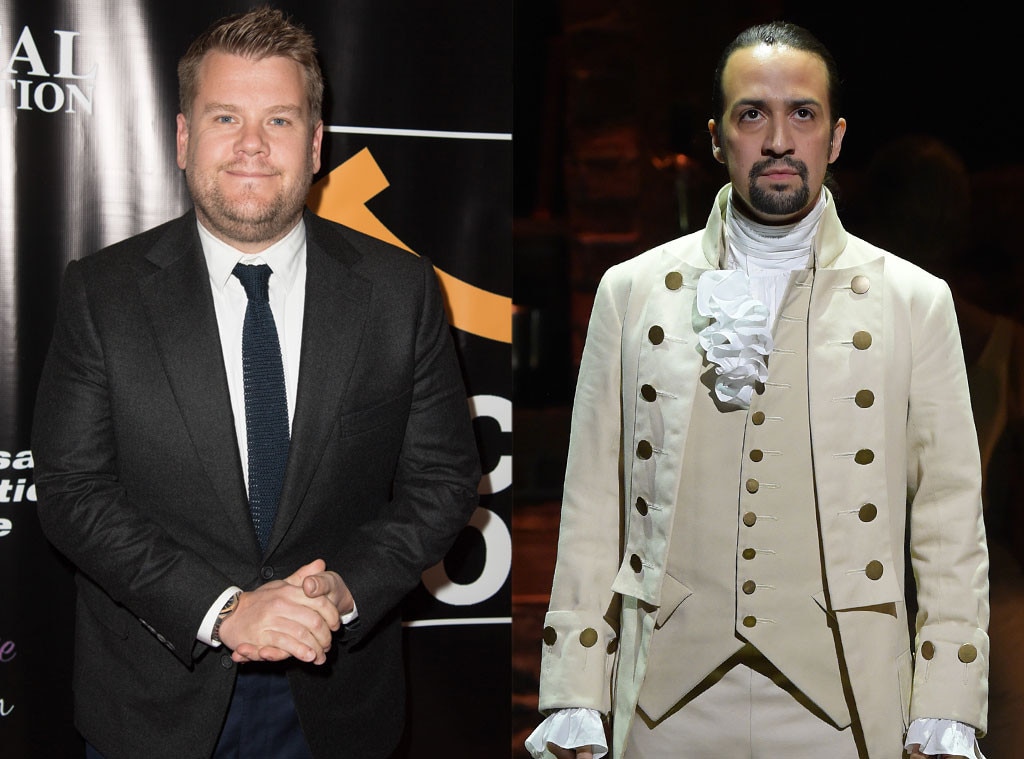 Tony awards discount james corden hamilton