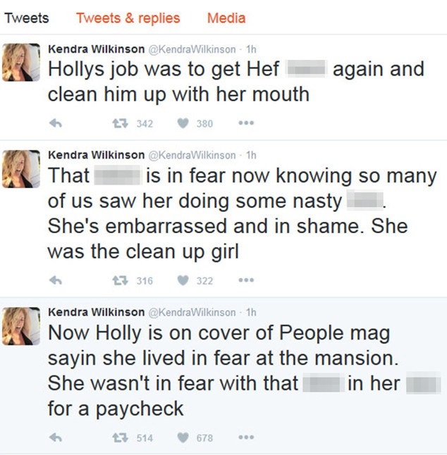 Kendra Just Went On A Vulgar Twitter Rant Against Holly Madison E 