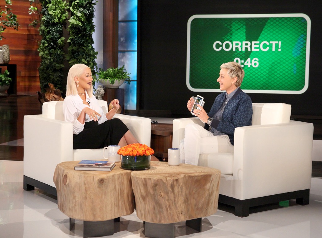 Christina Aguilera, Ellen DeGeneres