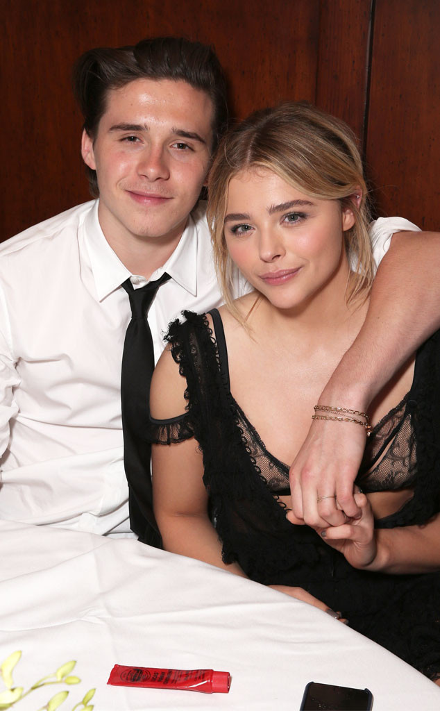 Brooklyn Beckham shares passionate snog with girlfriend Chloe Grace Moretz  before she jets out of New York - Mirror Online