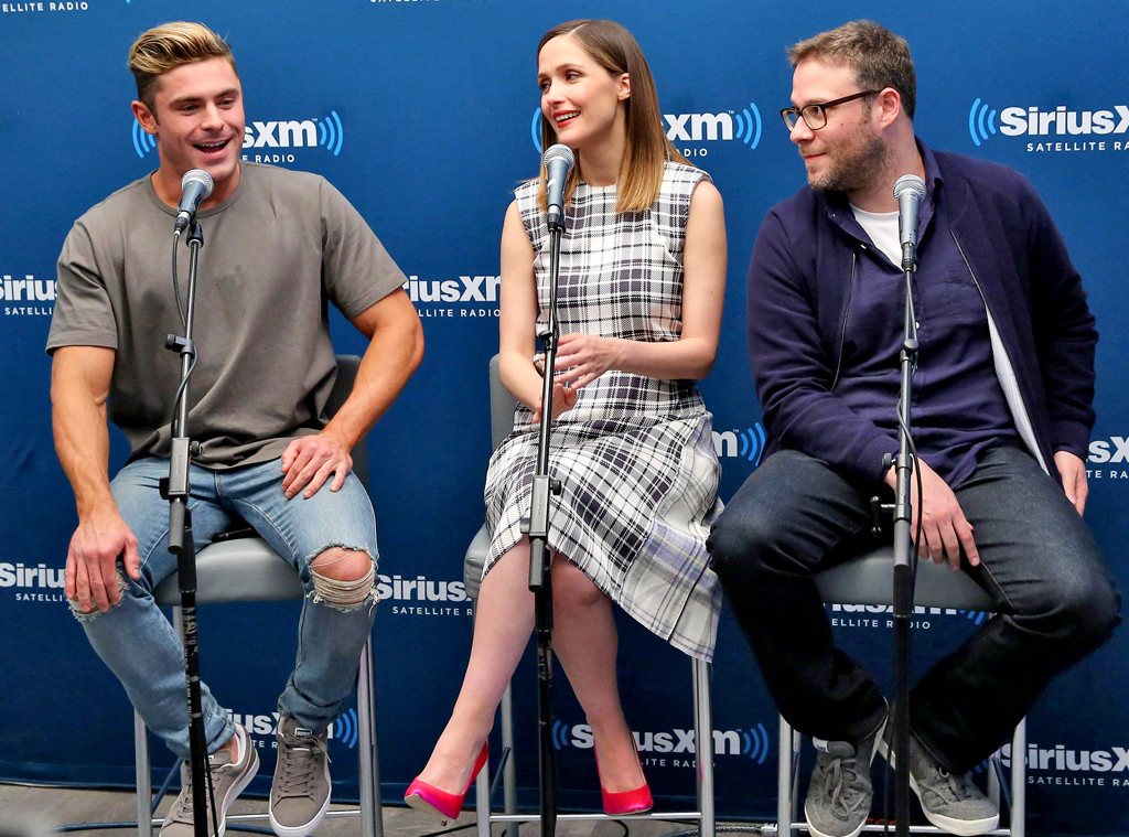 Actors Zac Efron, Rose Byrne and Seth Rogen participate in SiriusXM's  News Photo - Getty Images