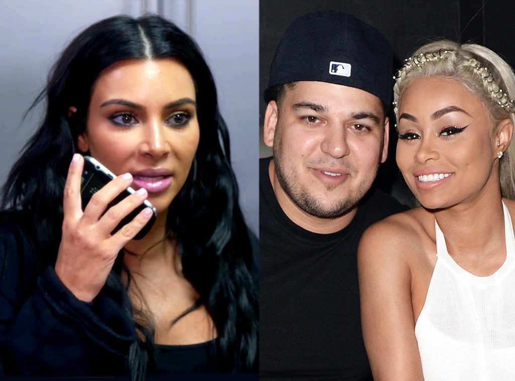 Kim Kardashian, Rob Kardashian, Blac Chyna