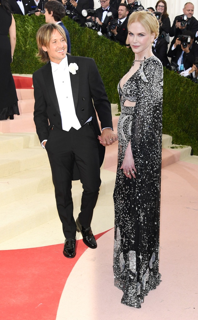 Nicole Kidman and Keith Urban from Couples and BFFs at the 2016 Met