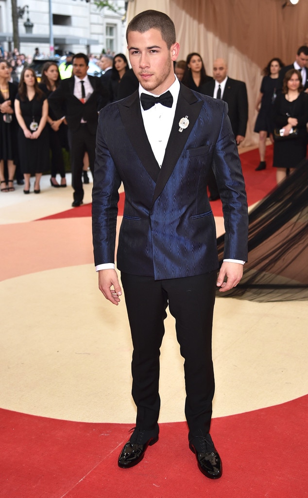 Nick Jonas from Met Gala 2016 Red Carpet Arrivals E! News