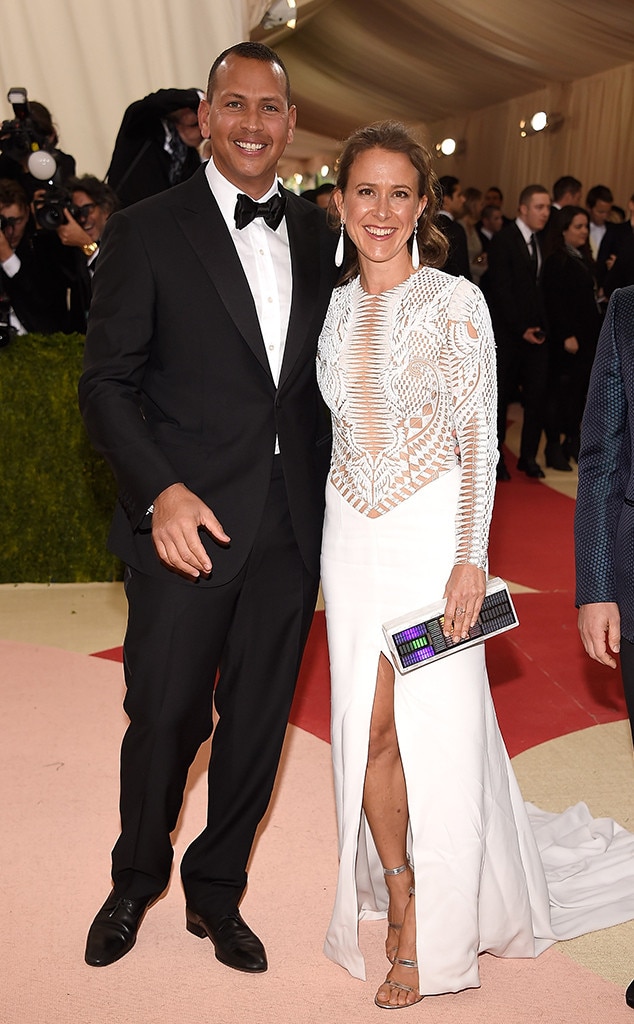 Alex Rodriguez and Anne Wojcicki from Couples and BFFs at the 2016 Met