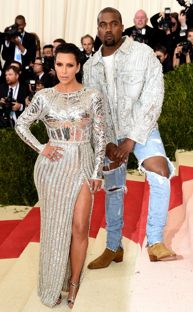 ESC: Kanye West, Kim Kardashian, MET Gala 2016, Arrivals, Couples