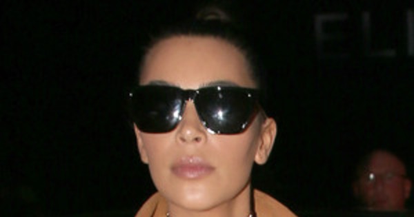 Kim Kardashian Nipple Pokes While Out Shopping 