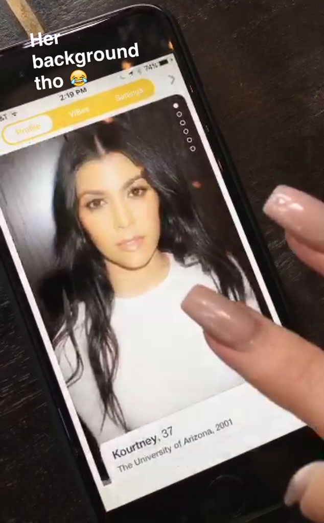 Kylie Jenner, Kourtney Kardashian, Snapchat