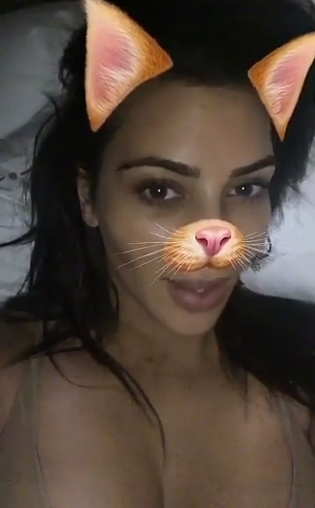 Kim Kardashian, Snapchat