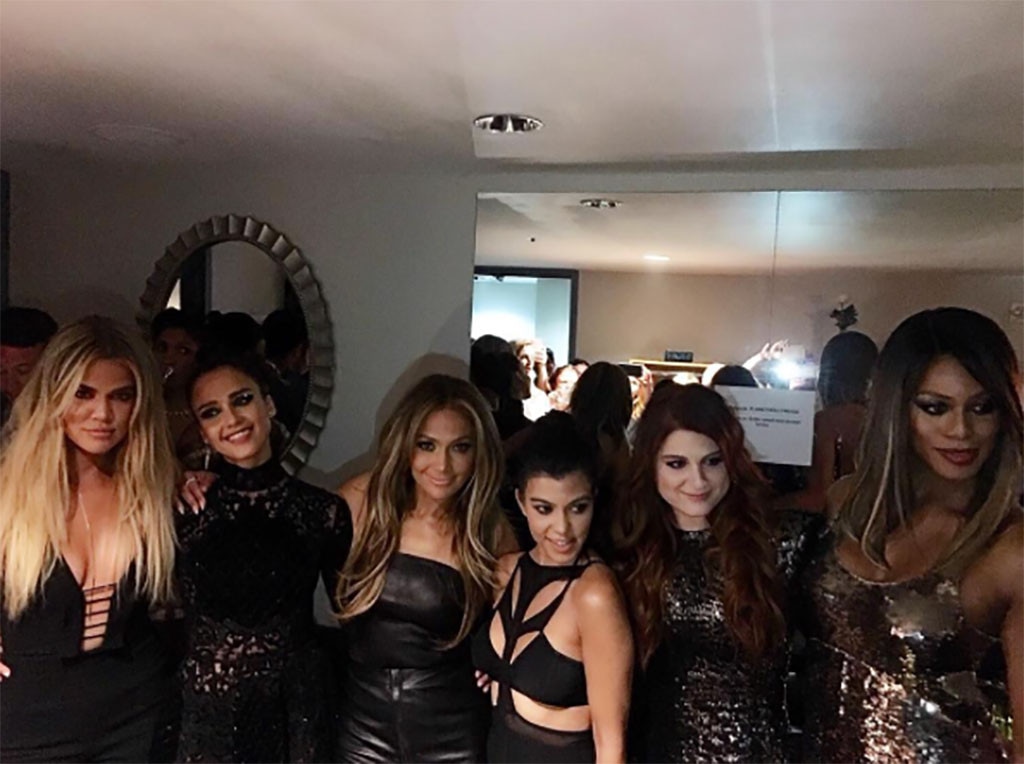 Jennifer Lopez, Kourtney Kardashian, Khloe Kardashian, Meghan Trainor, Laverne Cox, Jessica Alba