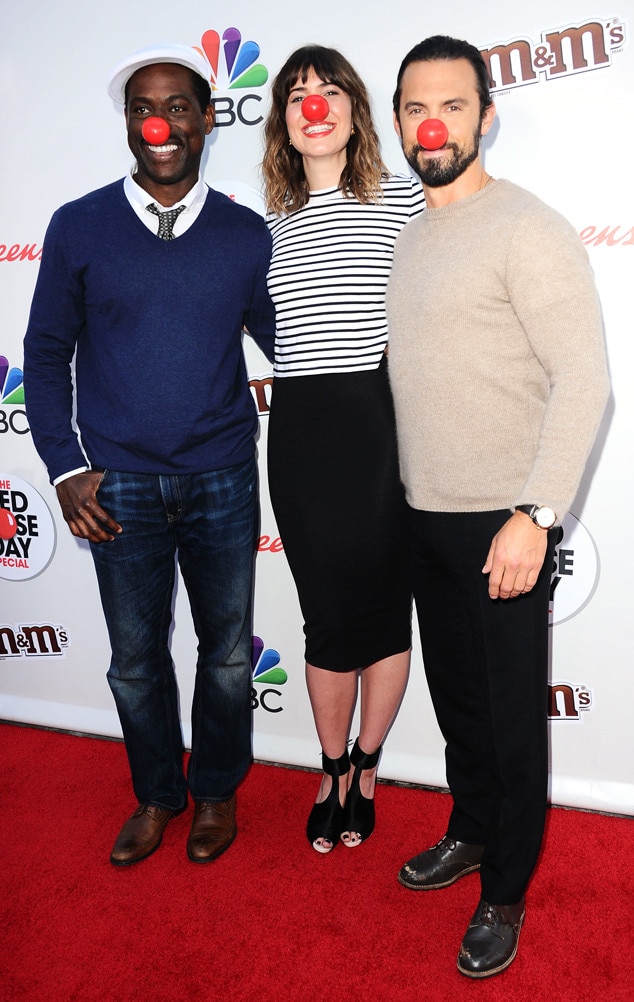 Sterling K. Brown, Mandy Moore & Milo Ventimiglia from Stars Celebrate