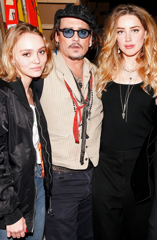 Amber Heard, Johnny Depp, Lily-Rose Depp
