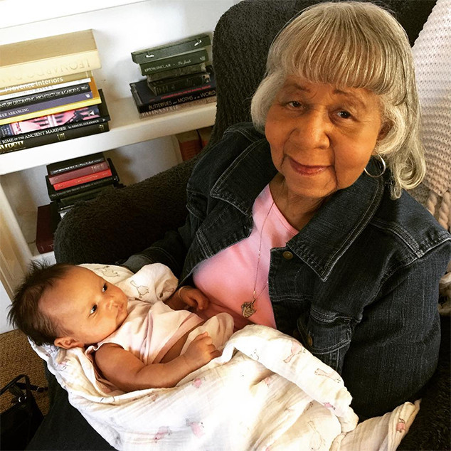 John Legend Chrissy Teigen S Baby Luna Meets His Grandmother E Online