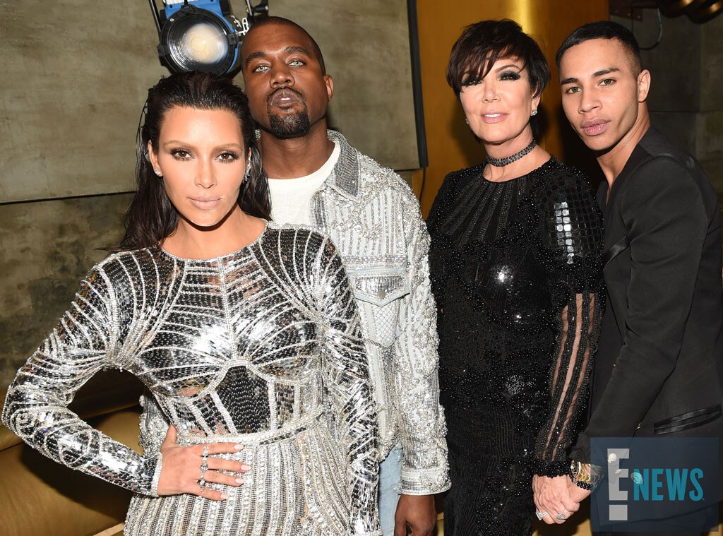 Kim Kardashian Kanye West Kris Jenner And Olivier Rousteing From Met Gala 2016 Inside The 3015