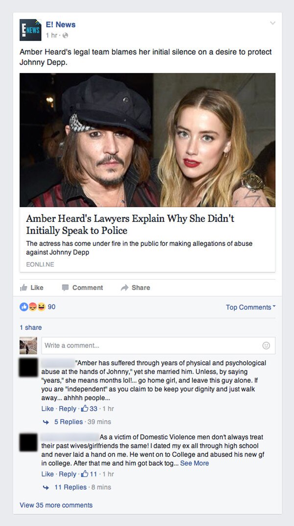 The Disturbing Reaction to Amber Heard's Domestic Violence Allegations