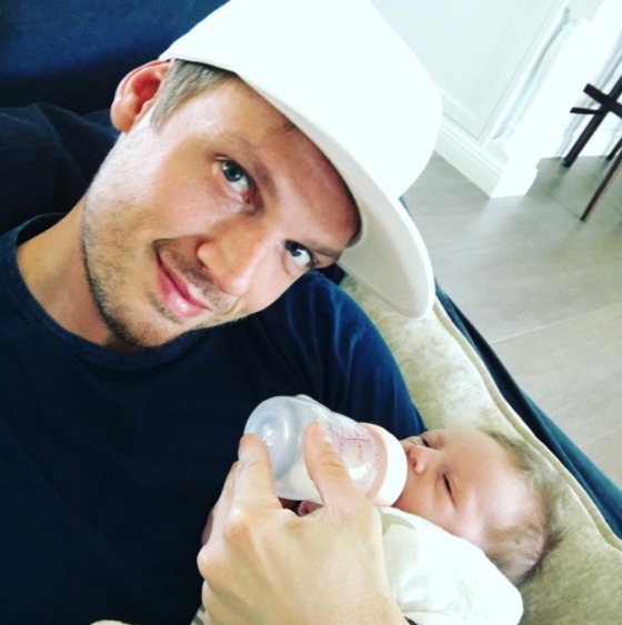 Nick Carter, baby