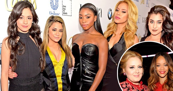 Fifth Harmony, Adele, Rihanna