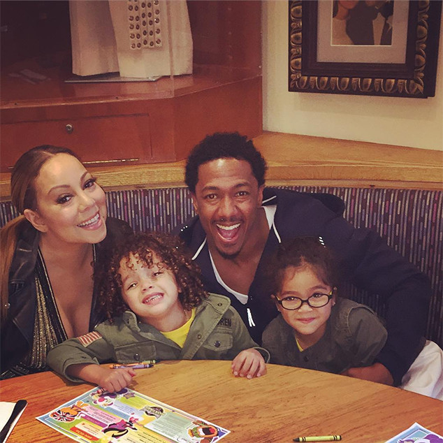 Mariah Carey and Nick Cannon Were Twinning with Monroe and Moroccan at  Kids' Choice Awards