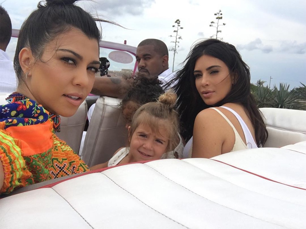 Kourtney Kardashian, Kim Kardashian, Kanye West, Penelope Disick, North West, Cuba