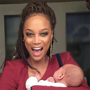 Tyra banks hot sale and baby