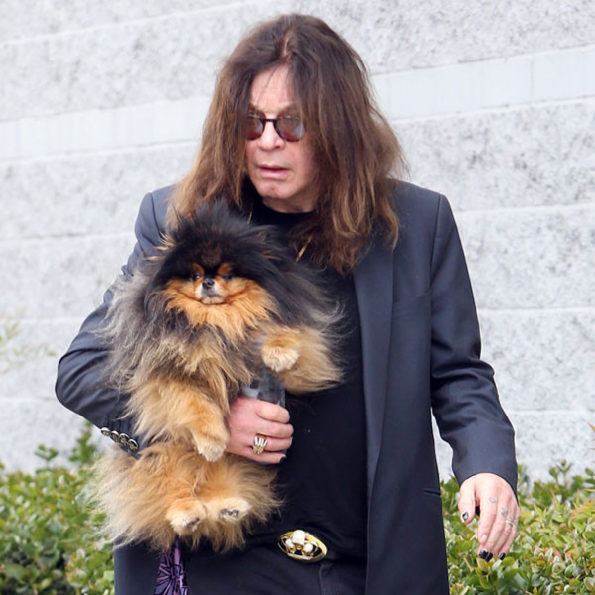 Ozzy Osbourne and His Dog Are Totally Twinning