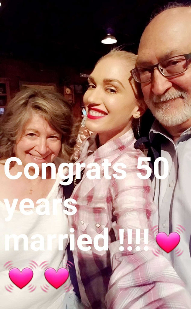 Gwen Stefani, Parents, Snapchat