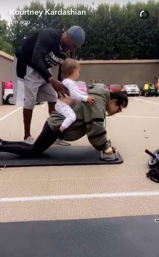 Kourtney Kardashian, Reign Disick, Snapchat