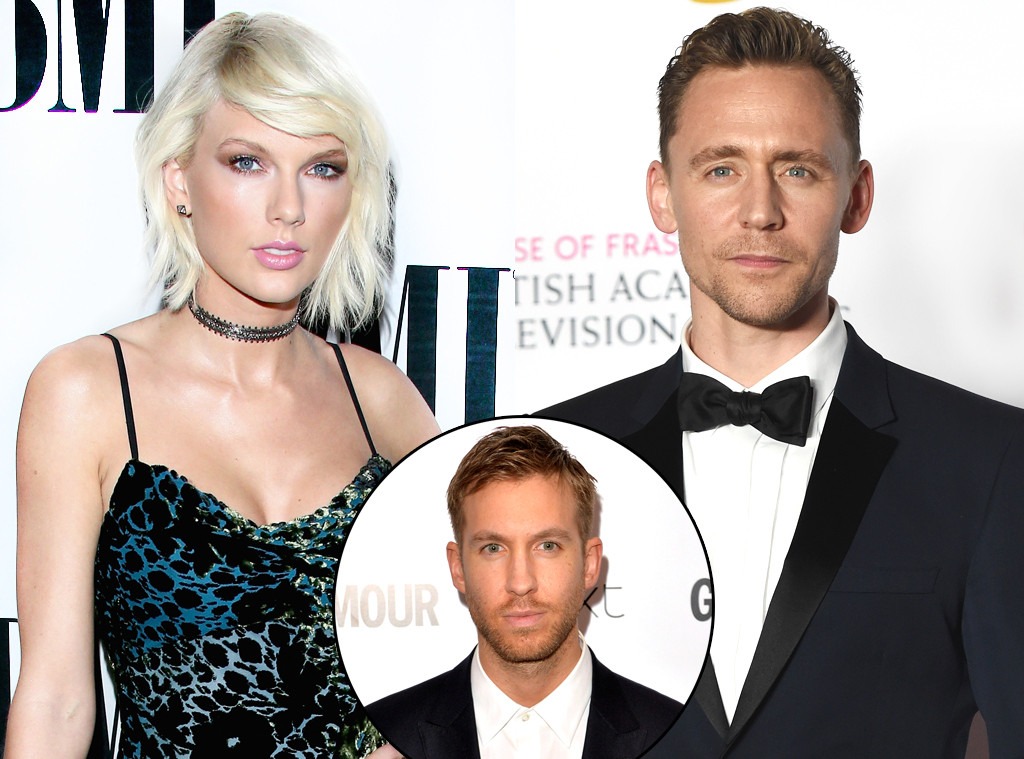Taylor Swift, Tom Hiddleston, Calvin Harris