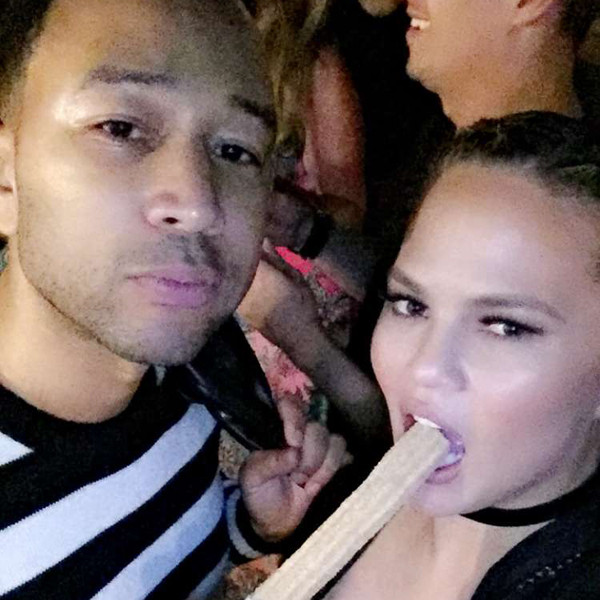 Chrissy Teigen May Just Have the Best Splash Mountain Photo E! Online