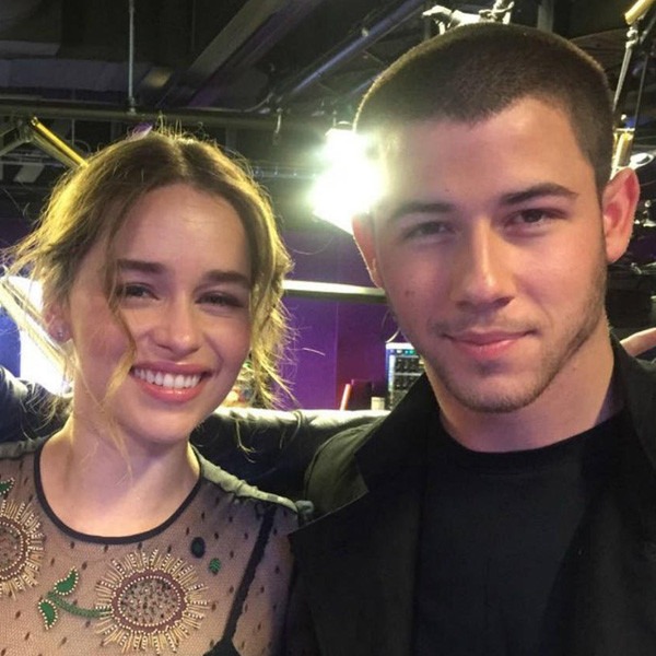 Nick Grimshaw, Emilia Clarke, Nick Jonas