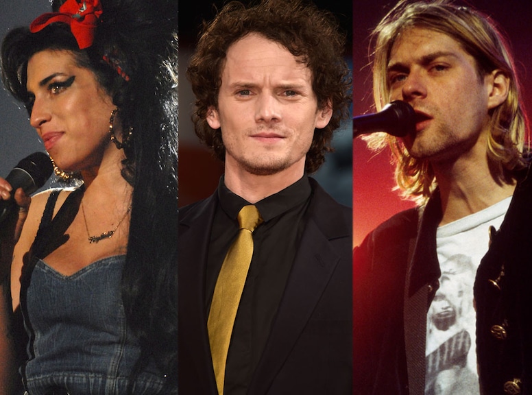 Amy Winehouse, Anton Yelchin, Kurt Cobain