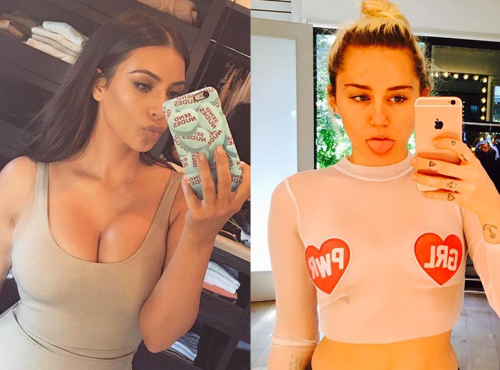 Selfies, Kim Kardashian, Miley Cyrus