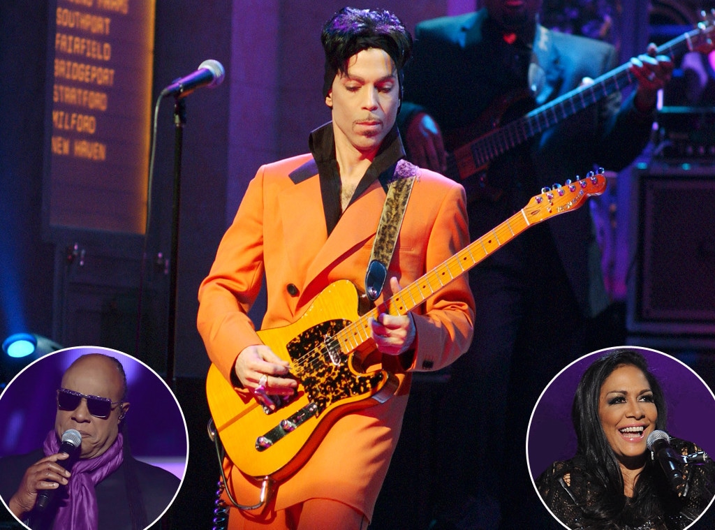 Prince, Stevie Wonder, Sheila E.