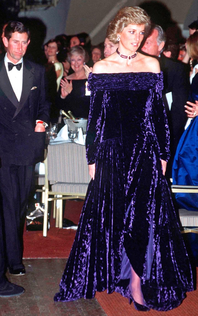 Purple Velvet From Princess Dianas Best Looks E News