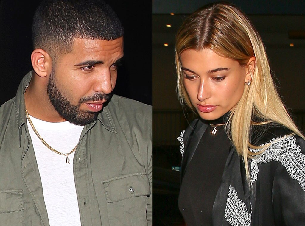 Hailey Baldwin & Drake Wore Matching Necklaces—Is She Inspiring His