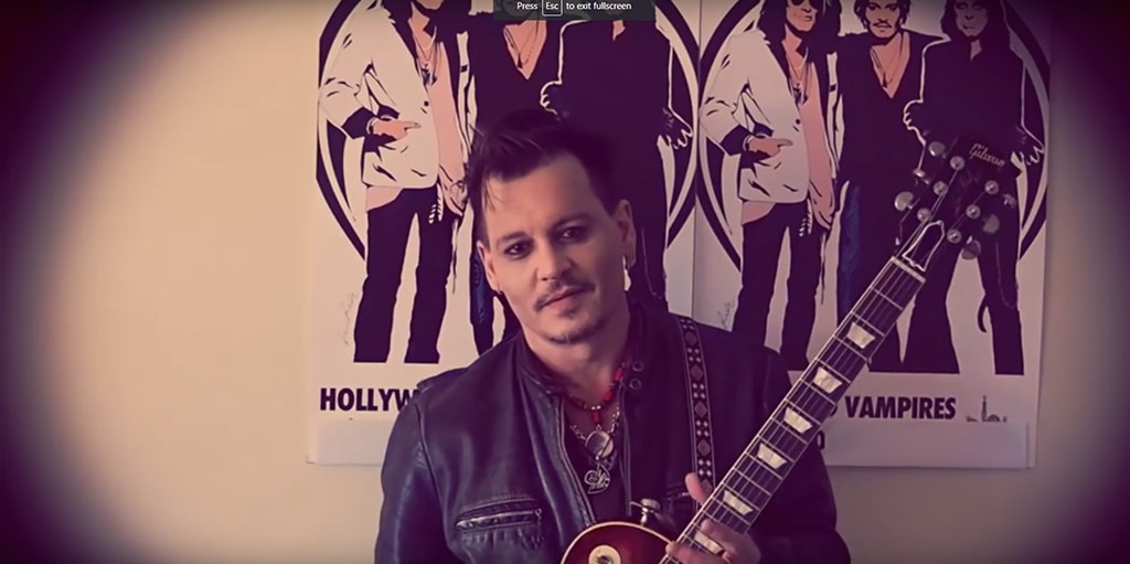 Johnny Depp, Romania, Hollywood Vampires Tour