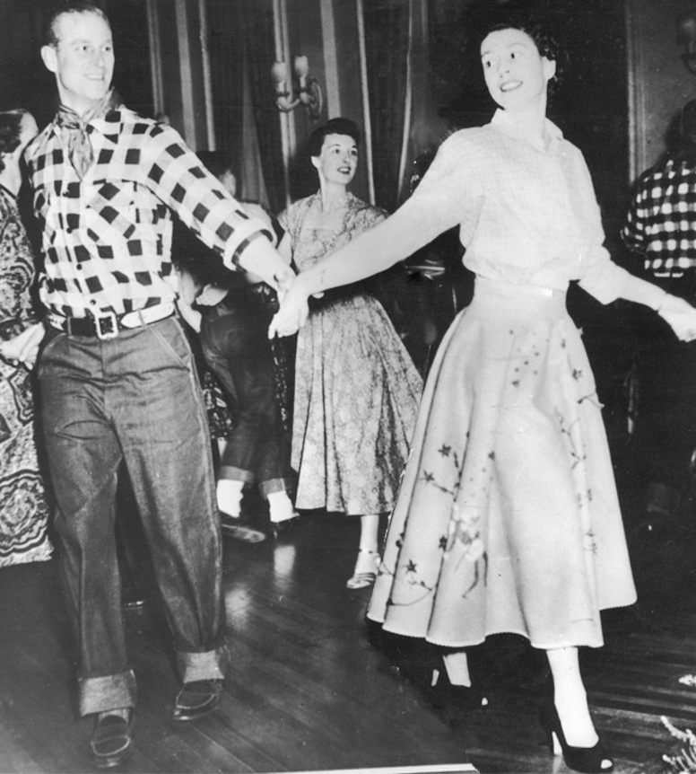 Queen Elizabeth, Prince Philip, 1951, Widget